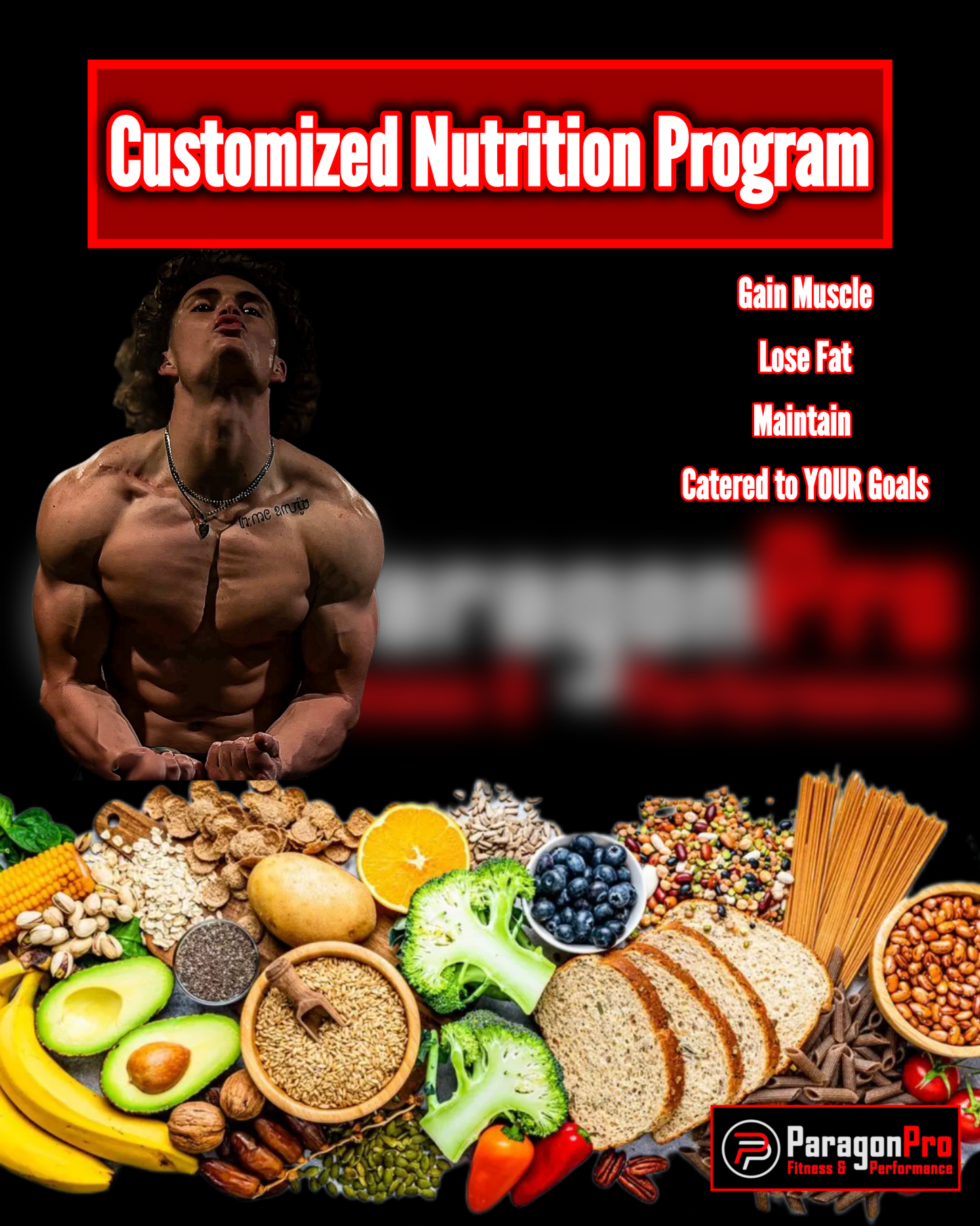 The Paragon Diet. Nutrition Program (Customized, 6 Weeks)